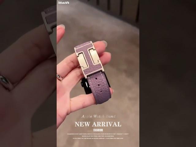 Genuine leather magnetic iWatch strap #applewatch  #iwatchband #bracelet #fashion #jewelry #iwatch