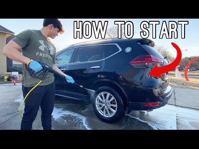 How To Start A Mobile Detailing Business Ep  1 "The First Wash"