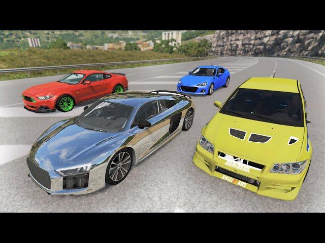 НЕ ВСЕ МАШИНЫ ДОЕДУТ ДО ФИНИША! ГОНКИ НА ВЫЖИВАНИЕ! Гоша Beamng drive.