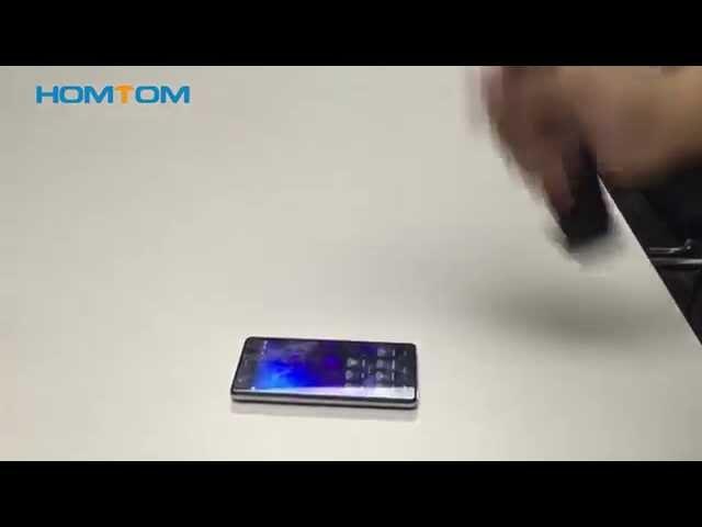 Iron hammer knock on screen testing? HOMTOM HT5 can also do it!