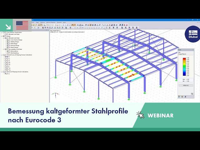 [EN] Bemessung kaltgeformter Stahlprofile nach Eurocode 3