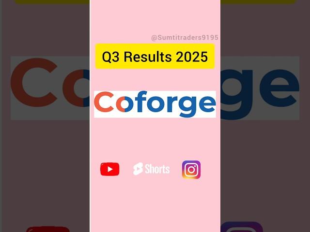 Coforge share Q3 Results 2025  Coforge share Latest news  Coforge share #stocks #share