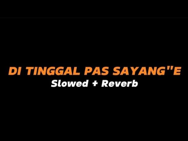 DI TINGGAL PAS SAYANG SAYANGE  -  Slowed + Reverb (Full Lirik)