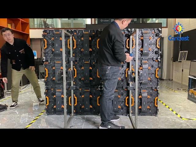 How to Do Stacking Installation & Configuration with RX390 Rental LED Panel