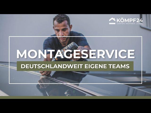 Gartenhaus Montageservice: Eigene Teams bei koempf24.de!