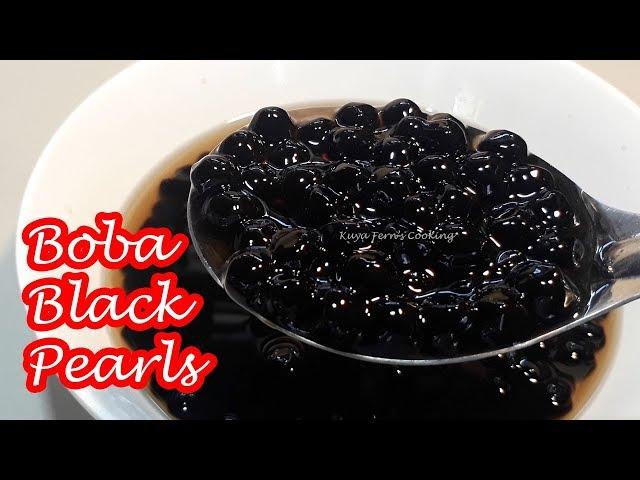 THE EASIEST WAY TO COOK BOBA BLACK TAPIOCA PEARLS | FOR SHAKES AND DRINKS!!!