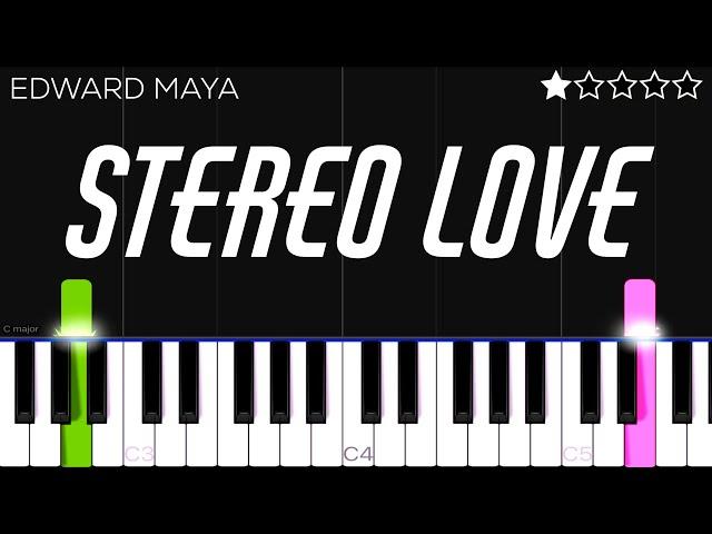 Edward Maya & Vika Jigulina - Stereo Love | EASY Piano Tutorial