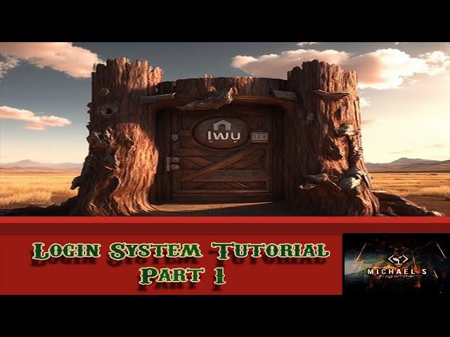 Login System Tutorial - Pt. 1 (Unity 3D [C#])