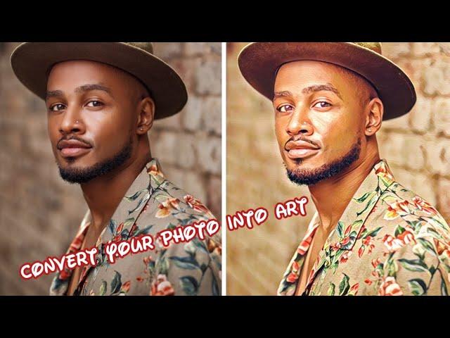 How To Convert Your Photo into Art |Photo Editing Tutorial Trending |Babar Khan Graphics.