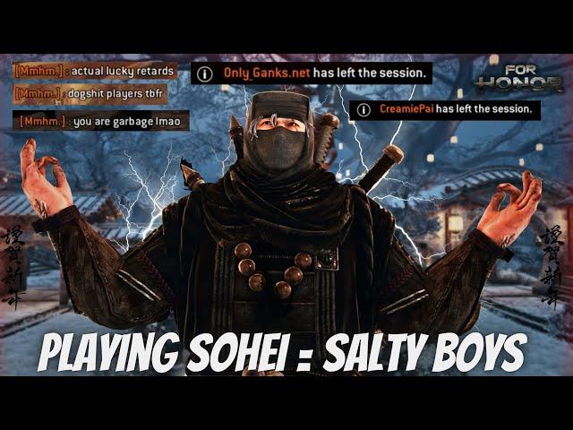 [ For Honor ] C TIER SOHEI BUT HE IS AN S TIER SALT FARMER