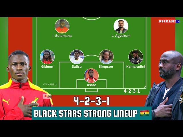 GHANA VS NIGERIA - BLACK STARS STRONG LINEUP VS SUPER EAGLES PREDICT…7 PLAYERS & CAMP NEWS-UNITY CUP