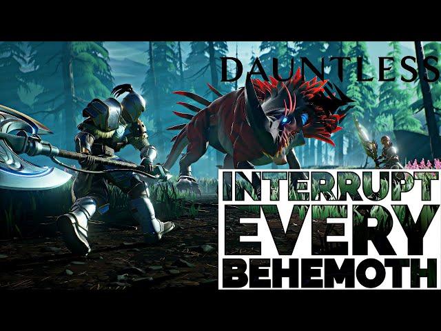 Dauntless Tutorial - How to Interrupt/Boop Every Behemoth