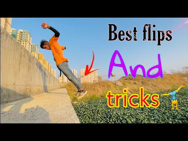 THE BEST FLIPS AND TRICKS || MAHESH VK