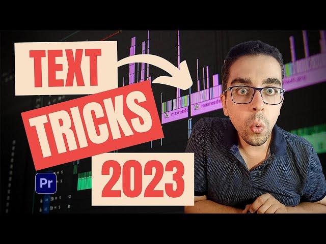 خُد الزيتونة في في كتابة النصوص في أدوبي بريمير برو || Text Tricks in Adobe Premiere Pro