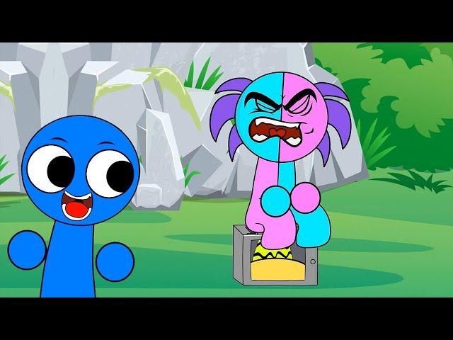 Sprunki SemiHemi & Lily Blue Has DIARRHEA || Sprunki Cartoon Collection