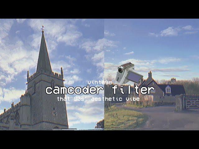 ୨୧ how to edit videos like vintage camcorder | vintage capcut filter | aesthetic | dreamyesthetic 