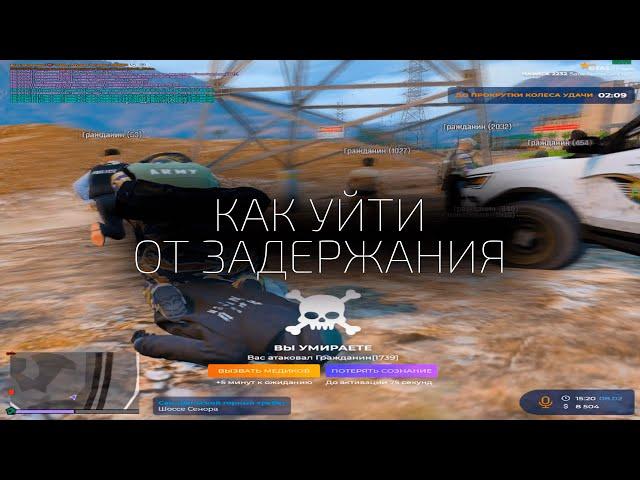 КАК ИЗБЕЖАТЬ ЛЮБОЕ ЗАДЕРЖАНИЕ на GTA5RP