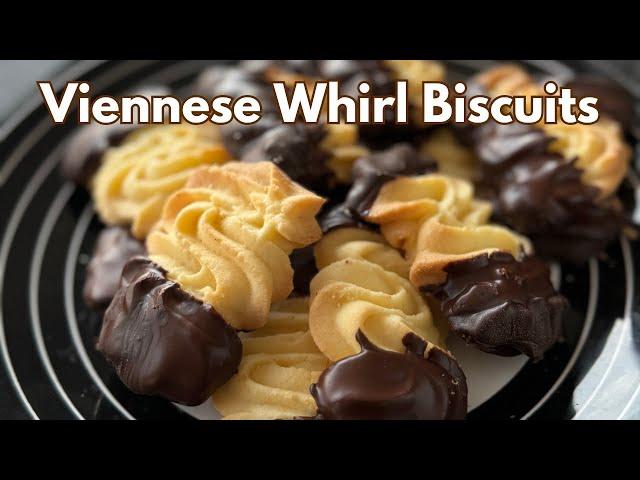 How to Make Perfect Viennese Whirl Biscuits | Easy Recipe with Dark Chocolate