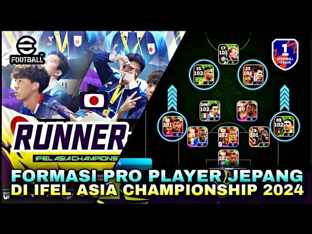 META 5 BEK  COBAIN FORMASI PRO PLAYER JEPANG DI IFEL ASIA CHAMPIONSHIP 2024, EFOOTBALL MOBILE 2024