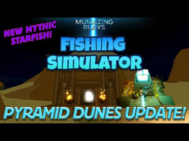 ⭐️ PYRAMID QUEST   Star Rod & MYTHIC STARFISH in FISHING SIMULATOR UPDATE! ⭐️