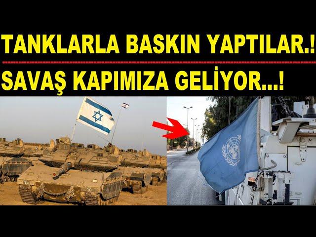 TANKLARLA BASKIN YAPTILAR.! SAVAŞ KAPIMIZA GELİYOR...!