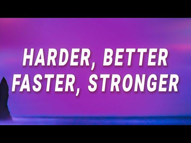 Daft Punk - Harder Better Faster Stronger (Lyrics)