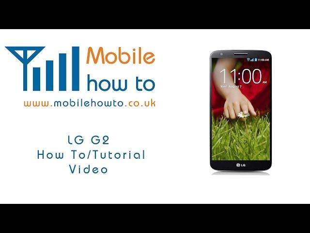 How To Add A Google Account -  LG G2