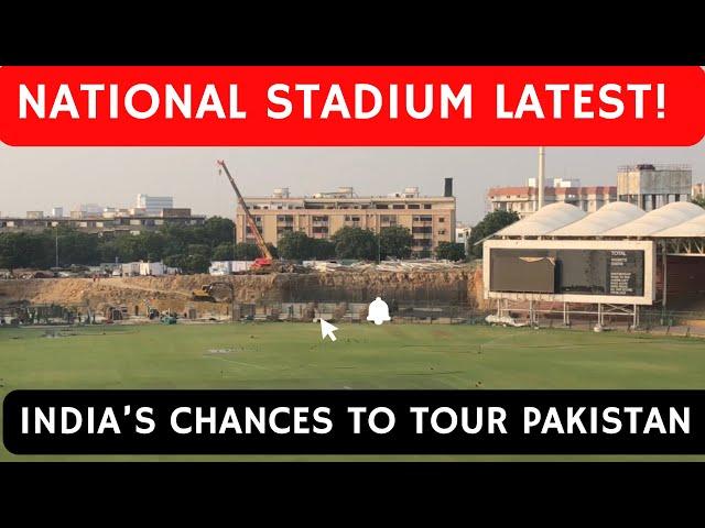 National stadium latest. When will the revolution be completed. Will India tour Pakistan for CT?