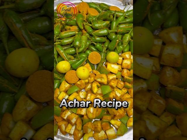 Achar Recipe # Mango chilli lemon pickle recipe # by food shoot