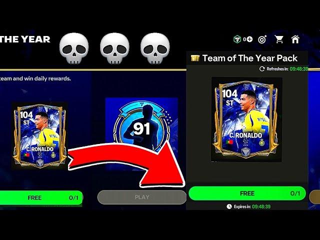 How to get free Ronaldo 104 toty 25 on fc mobile 25