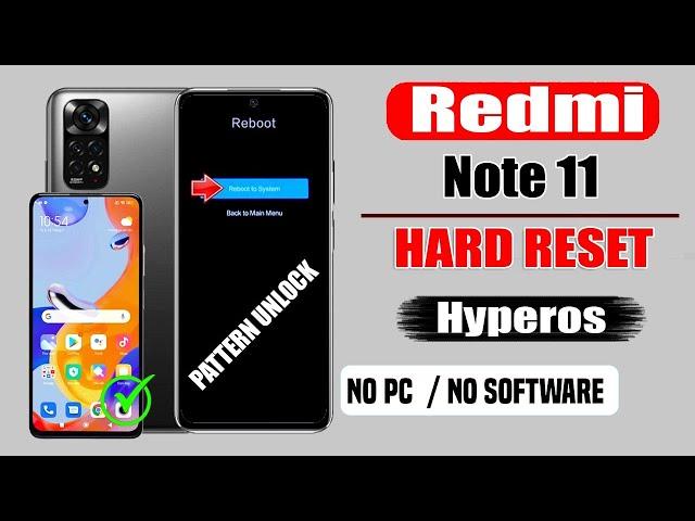 How to Hard Reset Redmi Note 11 Forgotten Password || Without Pc 2025 || Screen Lock Bypass 