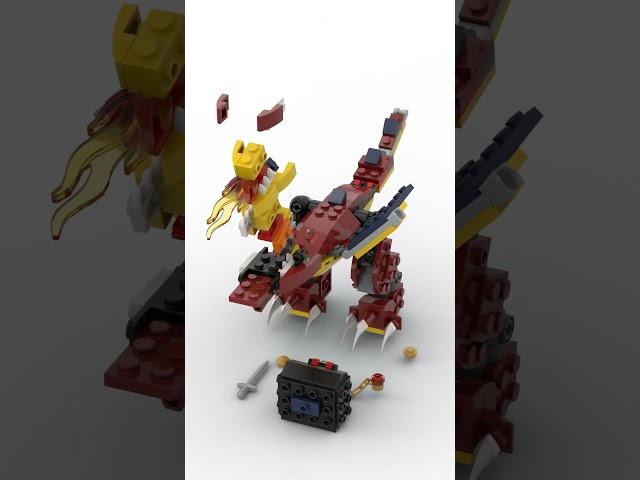 Lego 31102 Fire Dragon #shorts #lego