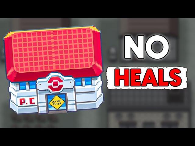 Can You Beat Pokemon Fire Red WITHOUT HEALING!?