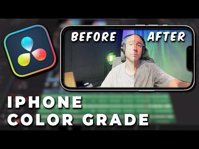 How to Color Grade iPhone footage in DaVinci Resolve 18 | Using The Right Color Space