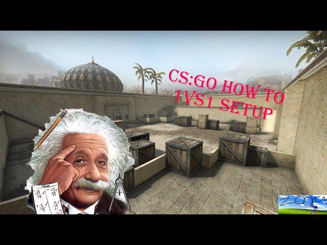 CS:GO how to setup 1vs1 AIM Map with friends