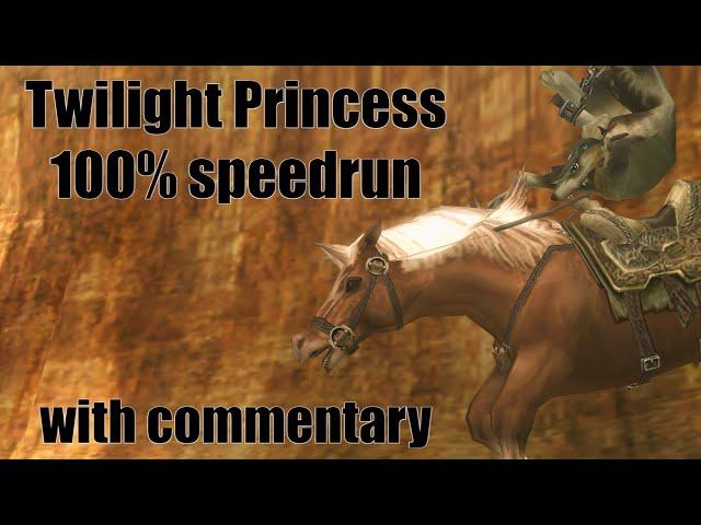 Commentated Twilight Princess 100% speedrun