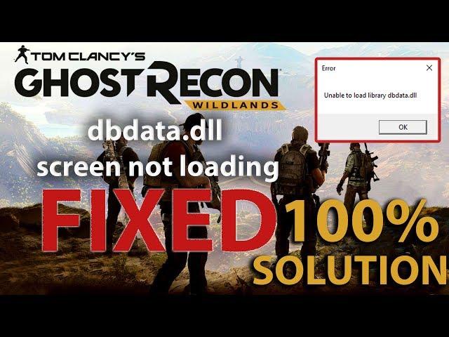 Tom Clancy's Ghost Recon DBDATA.DLL FIXED!! 100% WORKING SOLUTION IN 2 MINUTES!!