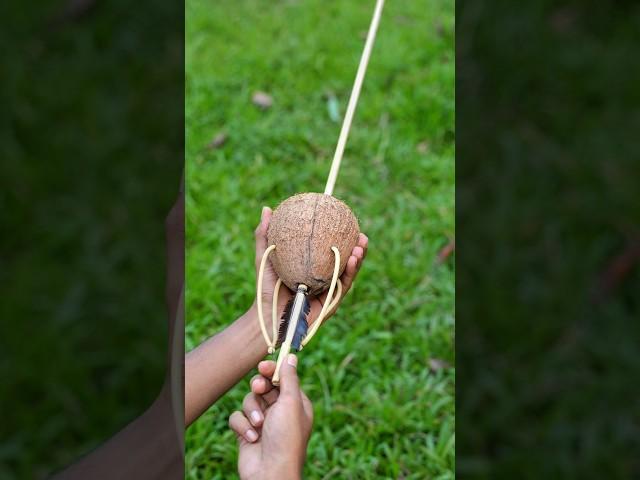 Creative Coconut Arrow Project: Unique DIY with Simple Materials