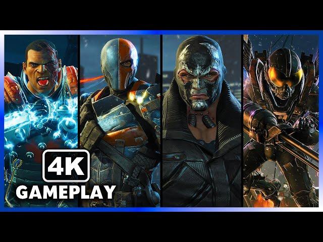 Batman Arkham Origins All Bosses (All 8 Assassins Fight) 4K 60FPS PC Gameplay