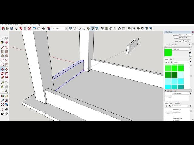 가구디자인 스케치업(SketchUp)  기초 무료강좌 1 _ 기본 테이블 그려보기