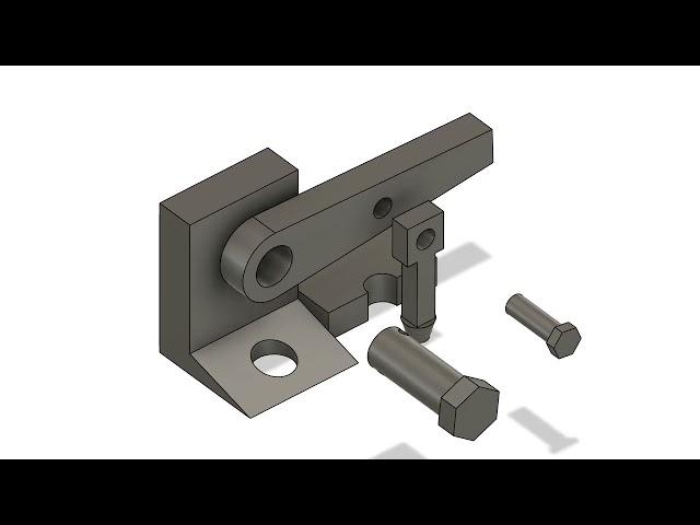 3D Animation of Lever Safety Valve Design in Fusion 360 | Mechanical Engineering Tutorial