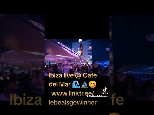 IBIZA live @ Cafe del Mar am Meer - #1 Autor Matthias Haldenwang - Buch: LEBE ab JETZT als GEWINNER