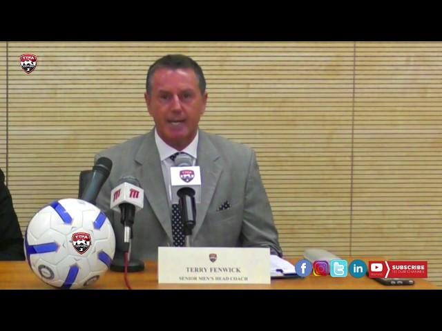 Terry Fenwick's First Press Conference as Trinidad and Tobago Head Coach