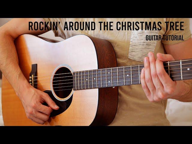 Rockin' Around The Christmas Tree EASY Guitar Tutorial With Chords / Lyrics