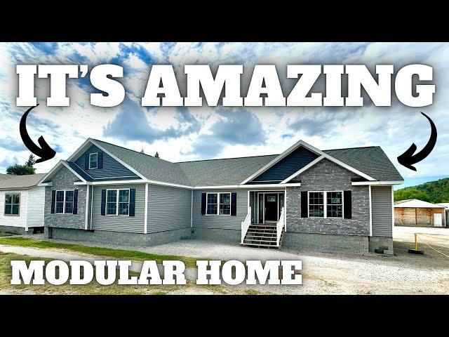 TOTALLY WORTH the TRIP to tour this NEW AMAZING modular home! Prefab House Tour