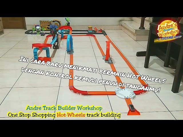 Hot Wheels RC 1:64 in action in the city of Andre Track Builder