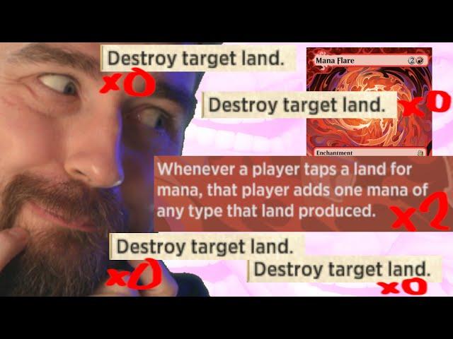 I DOUBLED YOUR MANA BUT GAVE YOU NO LANDS! Mana Flare Land Destruction Historic MTG Arena