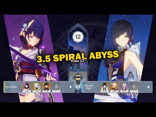 Archon Trio & Yelan Trio 3.5 Spiral Abyss Full Star Gameplay | Genshin Impact