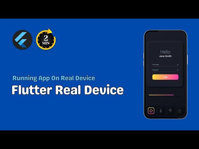 Running Your Flutter App on Real Devices: Wired and Wireless Options