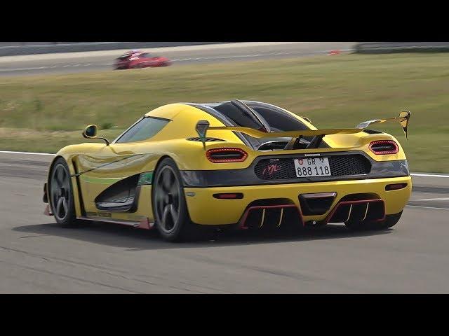 Koenigsegg Agera RS - Lovely Exhaust Sounds on Track!